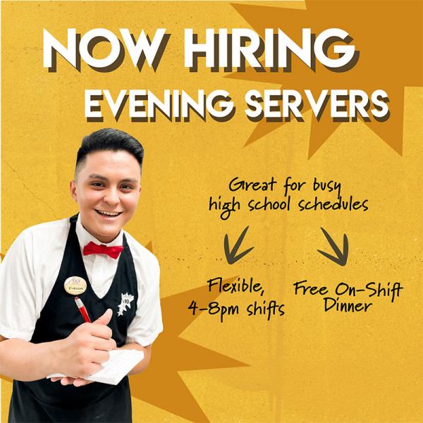 hiring servers graphic